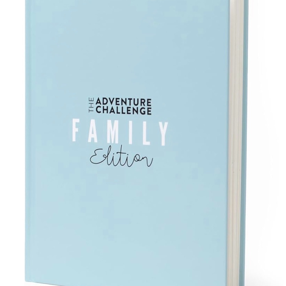 NWOT The Adventure Challenge Family Edition Journal - Light Blue